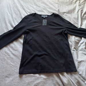 Black Long Sleeve Top